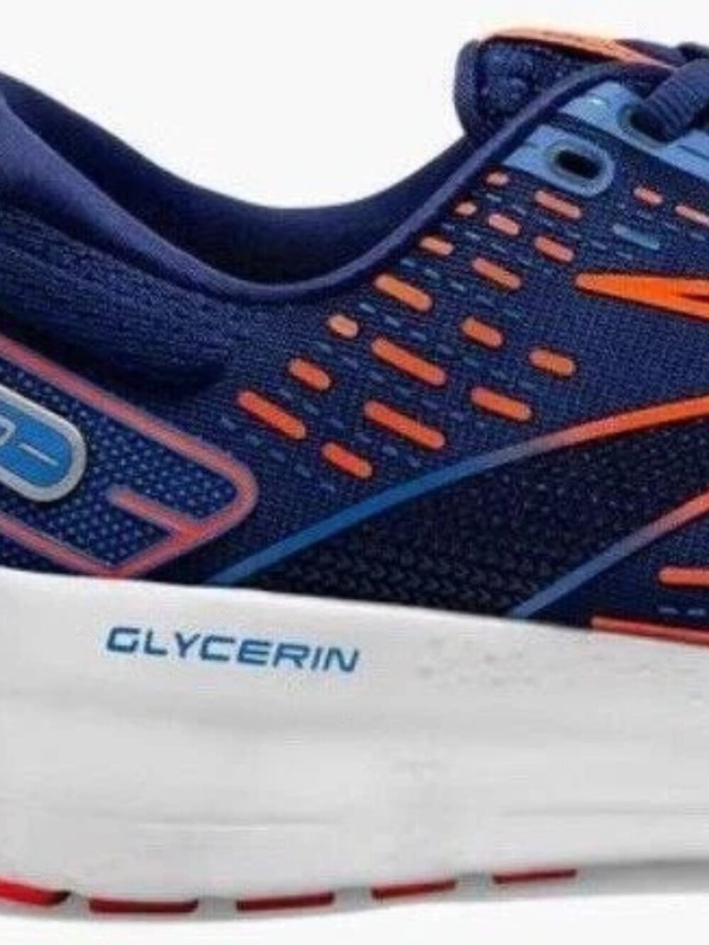 Brooks Glycerin GTS 20 Blue Athletic Sneakers Shoes 1103831D444 Men’s Size 9.5 D